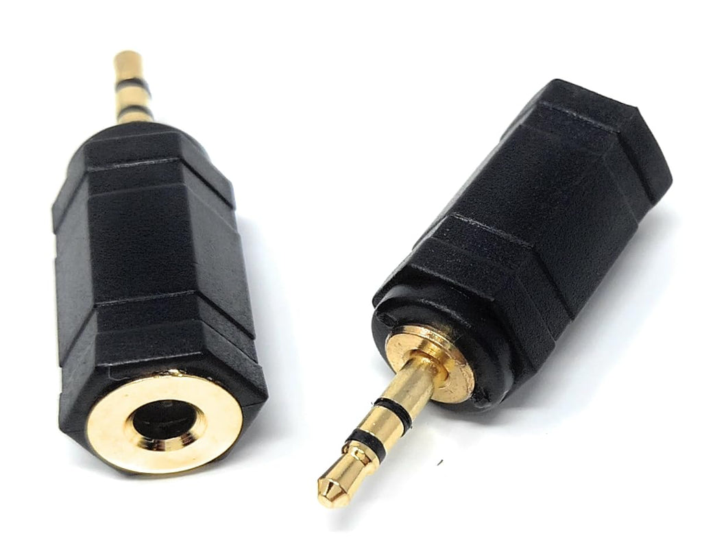 DRUT 2.5mm Stereo Jack to 3.5mm Socket Plug Audio Adapter Cable Converter