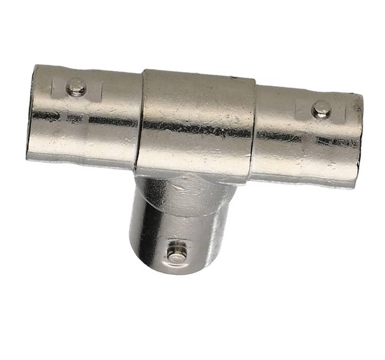 DRUT BNC T Type 3 Way Splitter Female to 2 x Female Adapter Converter Connector Coax Coaxial Cable for CCTV Cameras, Antennas, Monitors