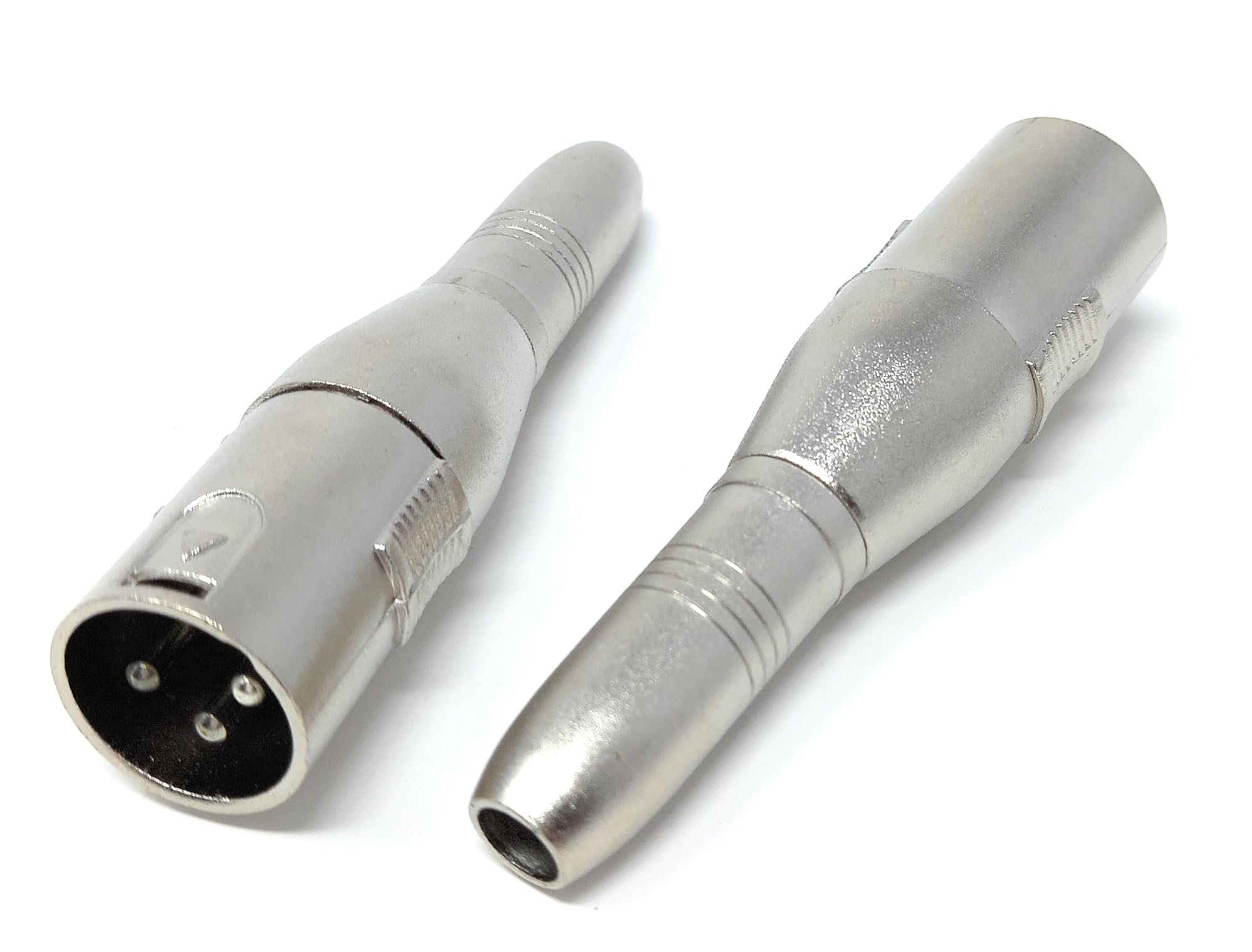 DRUT XLR Male 3 Pins to 6.35mm Mono Jack Socket Cable Microphone Music Instrument Adapter Converter