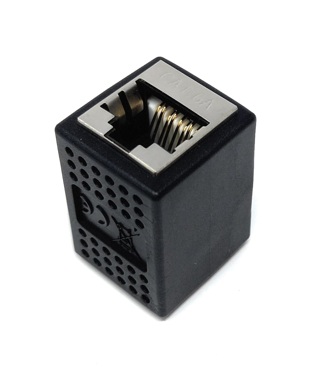 DRUT Cat6A Shielded RJ45 Coupler, Ethernet Connector Female to Female for Cat6A/Cat6/Cat7/Cat8/Cat5e/Cat 5/Cat 9 LAN Cable, Network Extender Joiner, Gender Changer