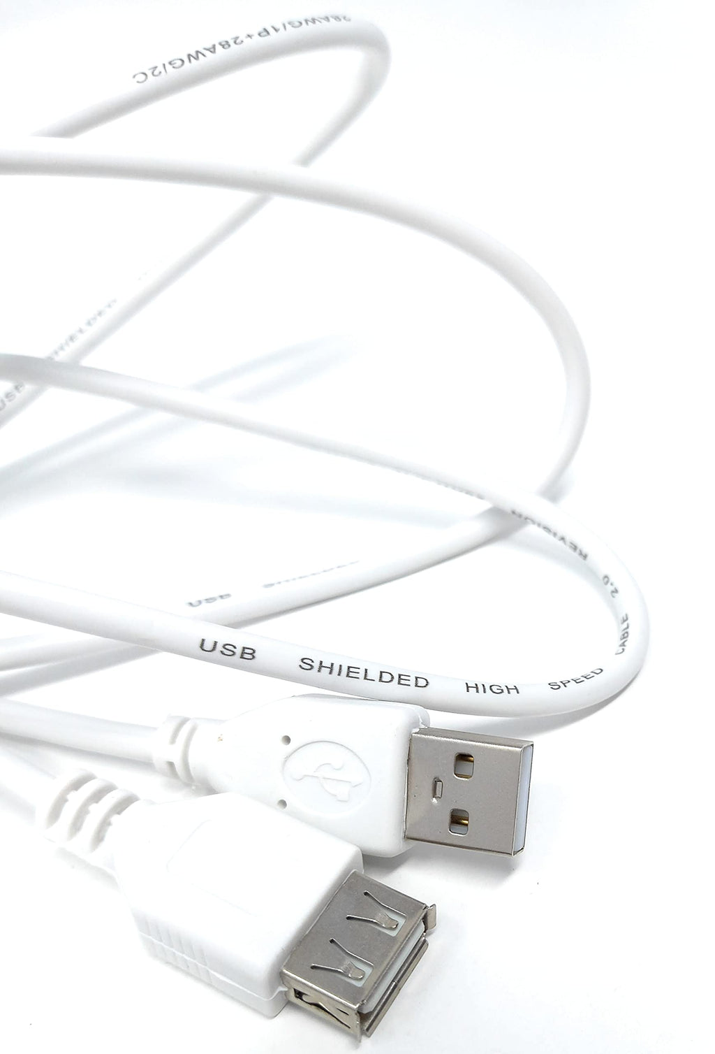 DRUT USB Male to USB Female 2.0 24AWG High Speed EXTENSION Cable A Plug to Socket
