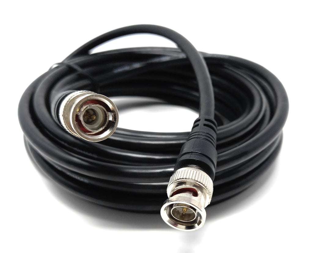 DRUT BNC Male to BNC Male Coax Lead 50 Ohm RG58/58U Coaxial Cable for Analogue and Serial Digital Interface Video Signals and CCTV Camera Equipment