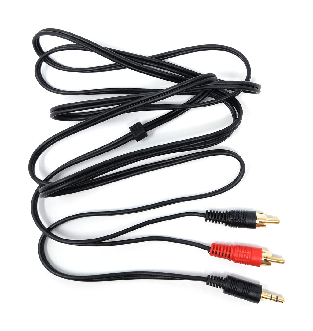 DRUT 3.5mm to Twin RCA Stereo Aux Phono Audio Cable Mini Jack Lead Cord Y Splitter Headphone Cord RCA Y Splitter Adapter