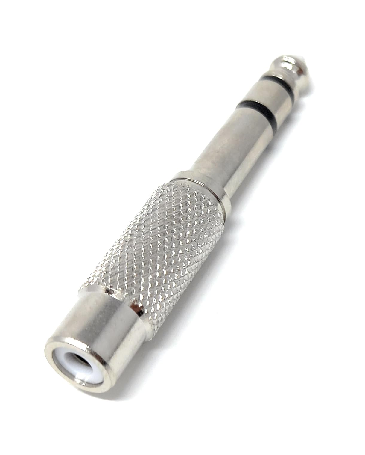 DRUT 6.35mm Stereo Jack to RCA Phono Socket Cable Adapter