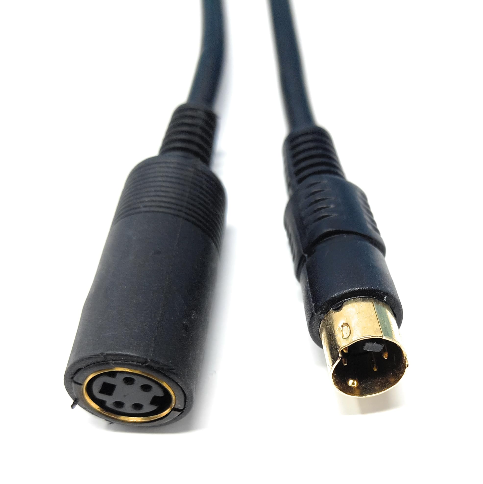DRUT S-Video Extension Cable, 4 Pin Mini Din (Male to Female) Lead Cord