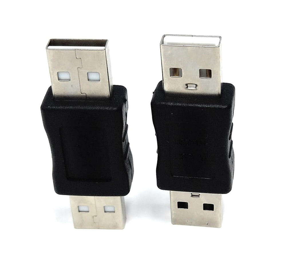 DRUT USB Coupler 2.0 Male to Male Converter Adapter Connector, Gender Changer, Cable Lead Joiner
