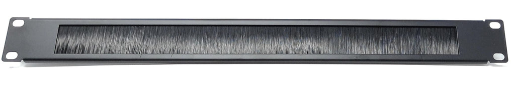 1U 19-inch Brush Plate Panel Cable Management for Data Cabinet Rack Mount, Tidy Cable Entry for Clean and Organized Environment