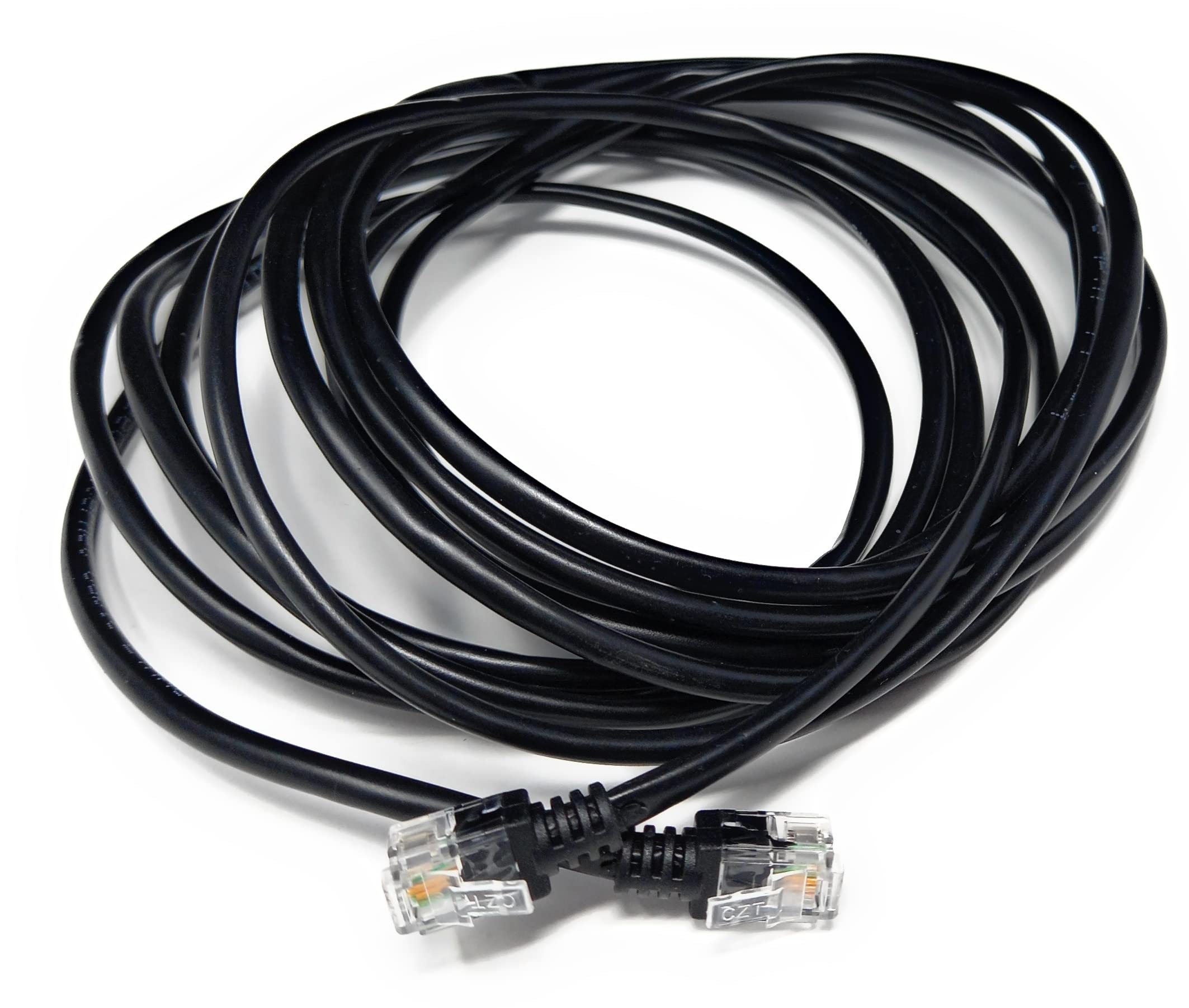 RJ11 to RJ11 ADSL 2 High Speed Broadband Modem Telephone Cable Transmits Data Up to 100 Mbits/sec, 26 AWG Supports Analogue or Digital (DSL/ISDN) Applications