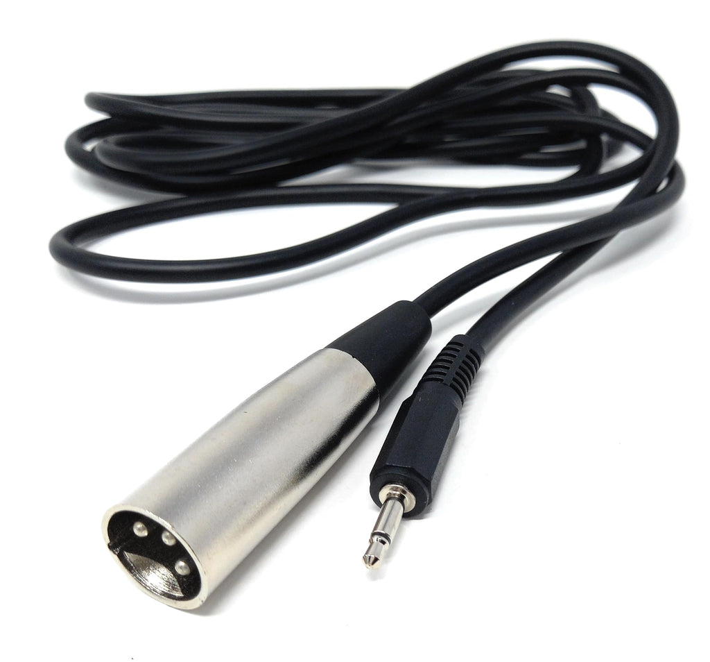 DRUT 2m 3 Pin XLR Male Plug to 3.5mm 1/8 Mono Jack AUX Plug Audio Lead Cable 6.5ft