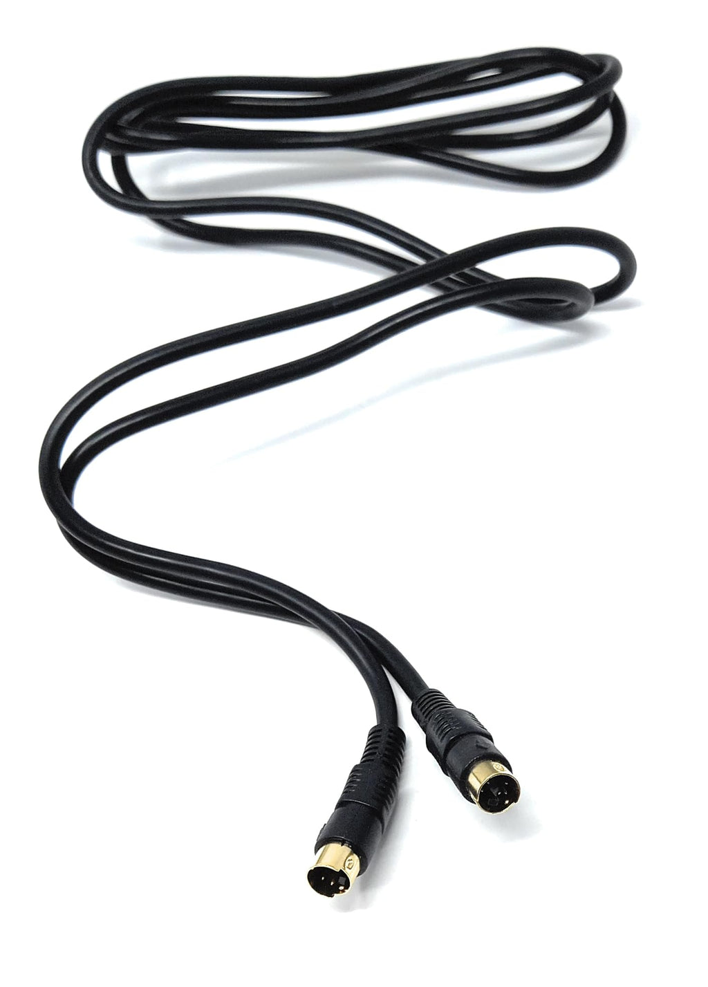DRUT S-Video (SVHS) Cable 4-pin Male to Male Gold Plated Compatible With TV, HDTV, DVD, VCR, Camcorder, Game Console