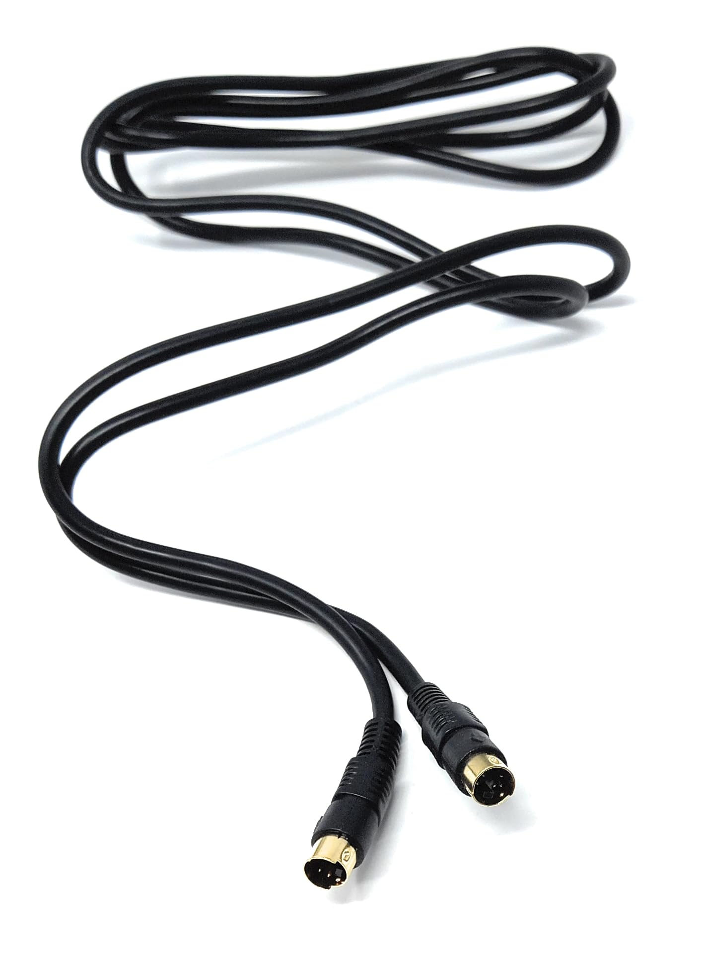 DRUT S-Video (SVHS) Cable 4-pin Male to Male Gold Plated Compatible With TV, HDTV, DVD, VCR, Camcorder, Game Console
