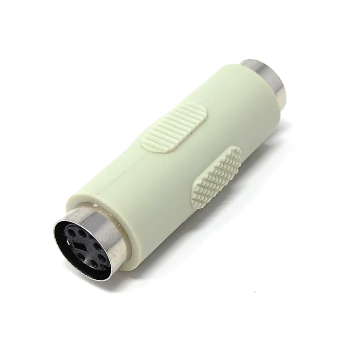 DRUT 6 Pin Mini Din Socket (Female to Female) Audio Video Adapter Coupler, Gender Changer