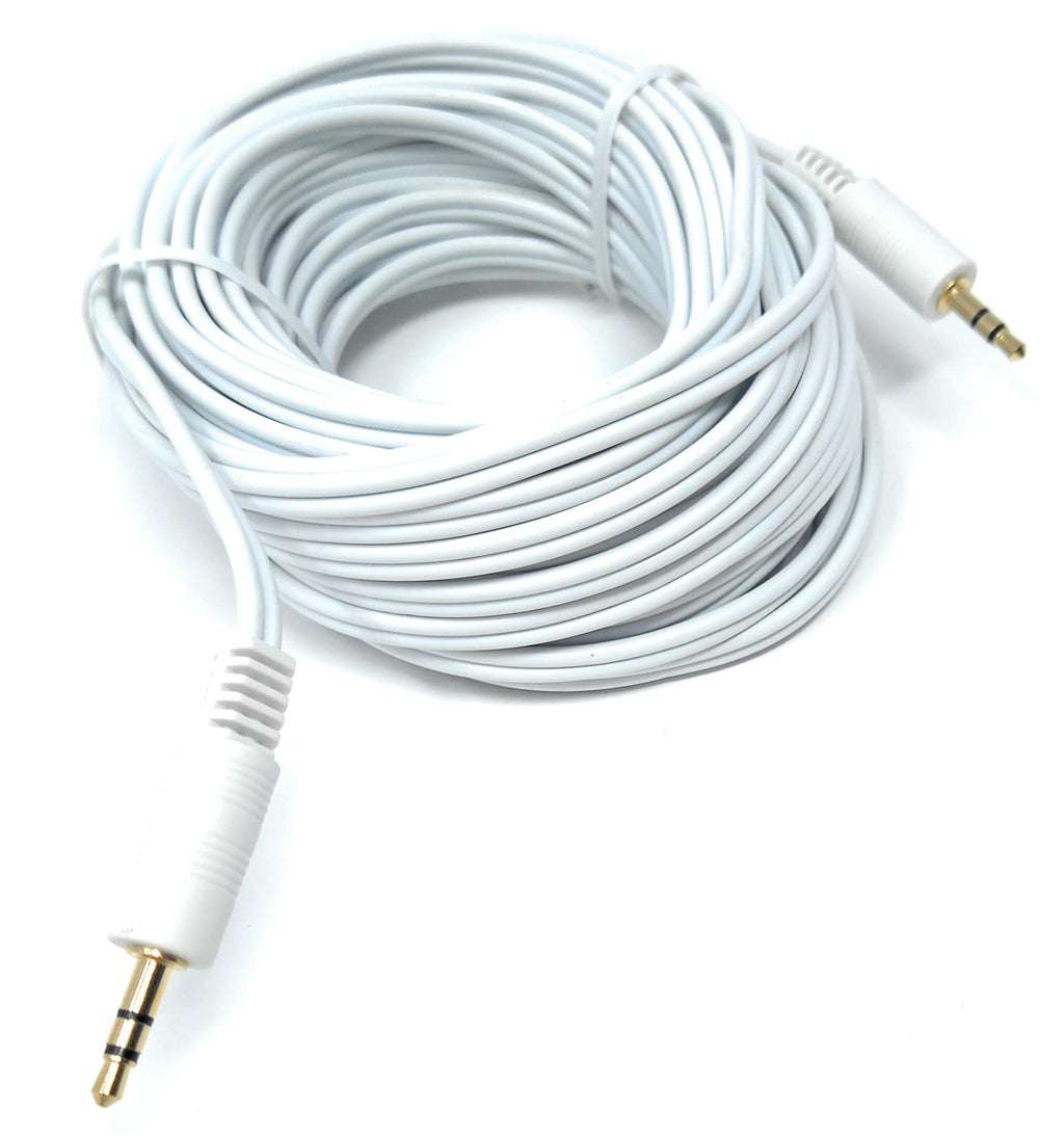 DRUT 3.5mm to 3.5mm Stereo Audio AUX Cable Gold Connectors, Small 3 pin Jack to Jack Speaker Lead