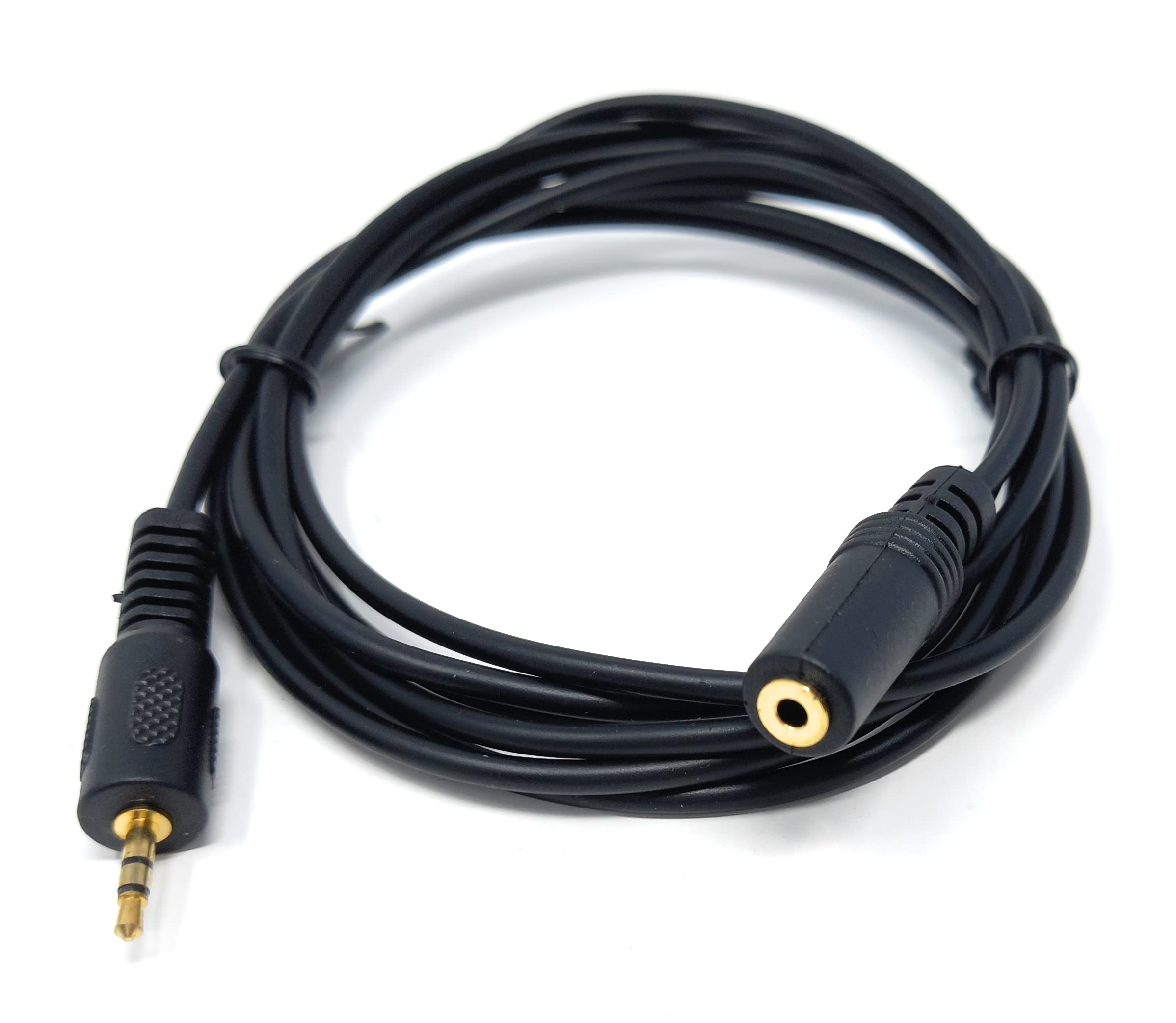 DRUT Stereo 2.5mm Jack to 2.5mm Socket Extension Cable Male to Female Small PIN Gold Connectors