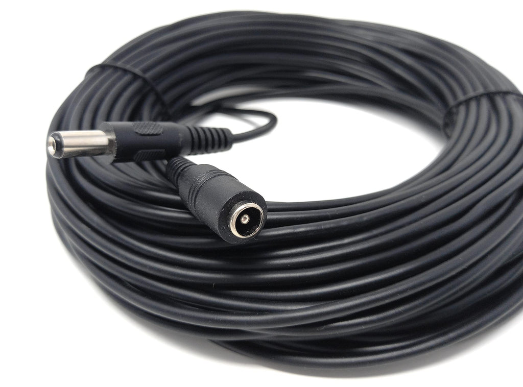 5.5mm x 2.1mm DC Power Plug to Socket, Male to Female CCTV, LED, Modem Router, Music Instruments Extension Lead Cable
