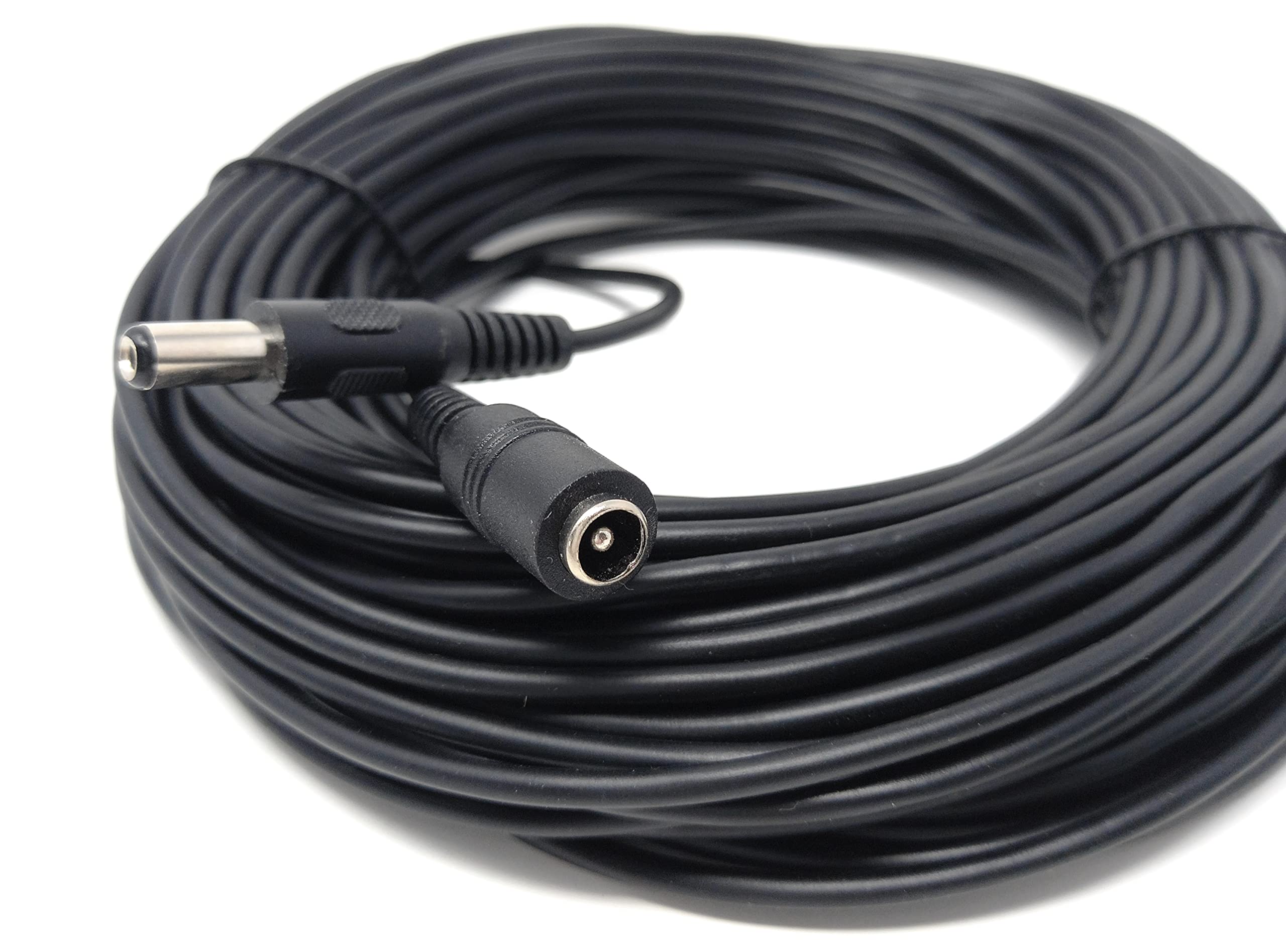 5.5mm x 2.1mm DC Power Plug to Socket, Male to Female CCTV, LED, Modem Router, Music Instruments Extension Lead Cable