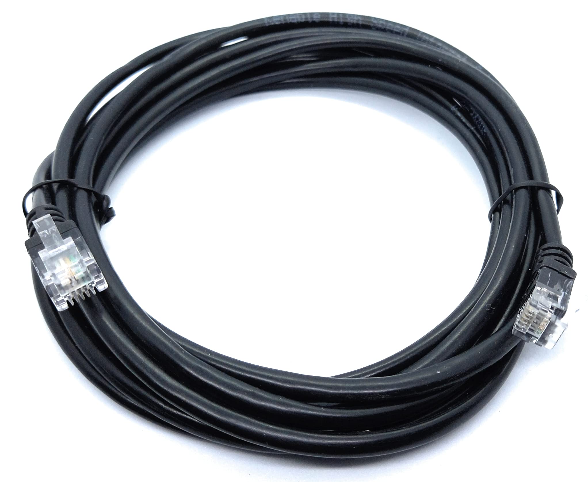 RJ11 to RJ11 ADSL 2 High Speed Broadband Modem Telephone Cable Transmits Data Up to 100 Mbits/sec, 26 AWG Supports Analogue or Digital (DSL/ISDN) Applications