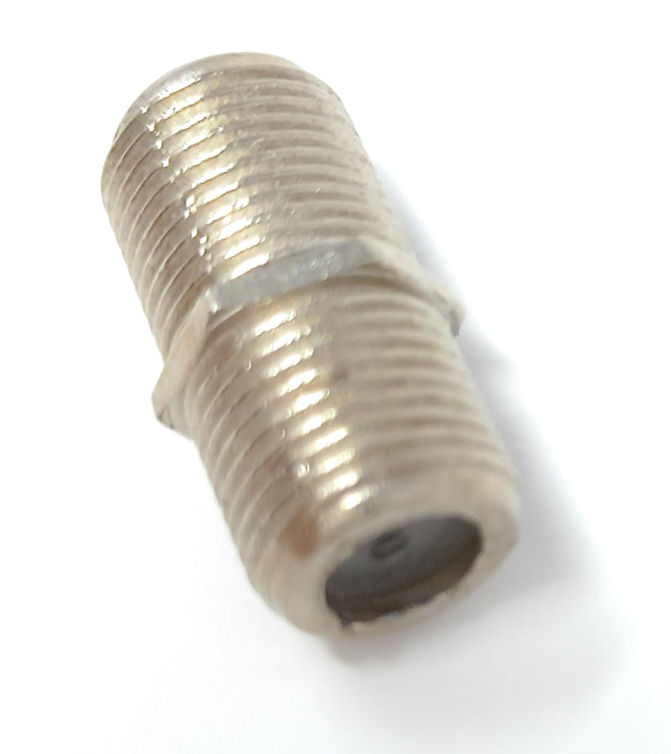 DRUT F-Type to F-Type Coupler Adapter Female to Female RG6 Coaxial TV Cable Extension Barrel Connectors