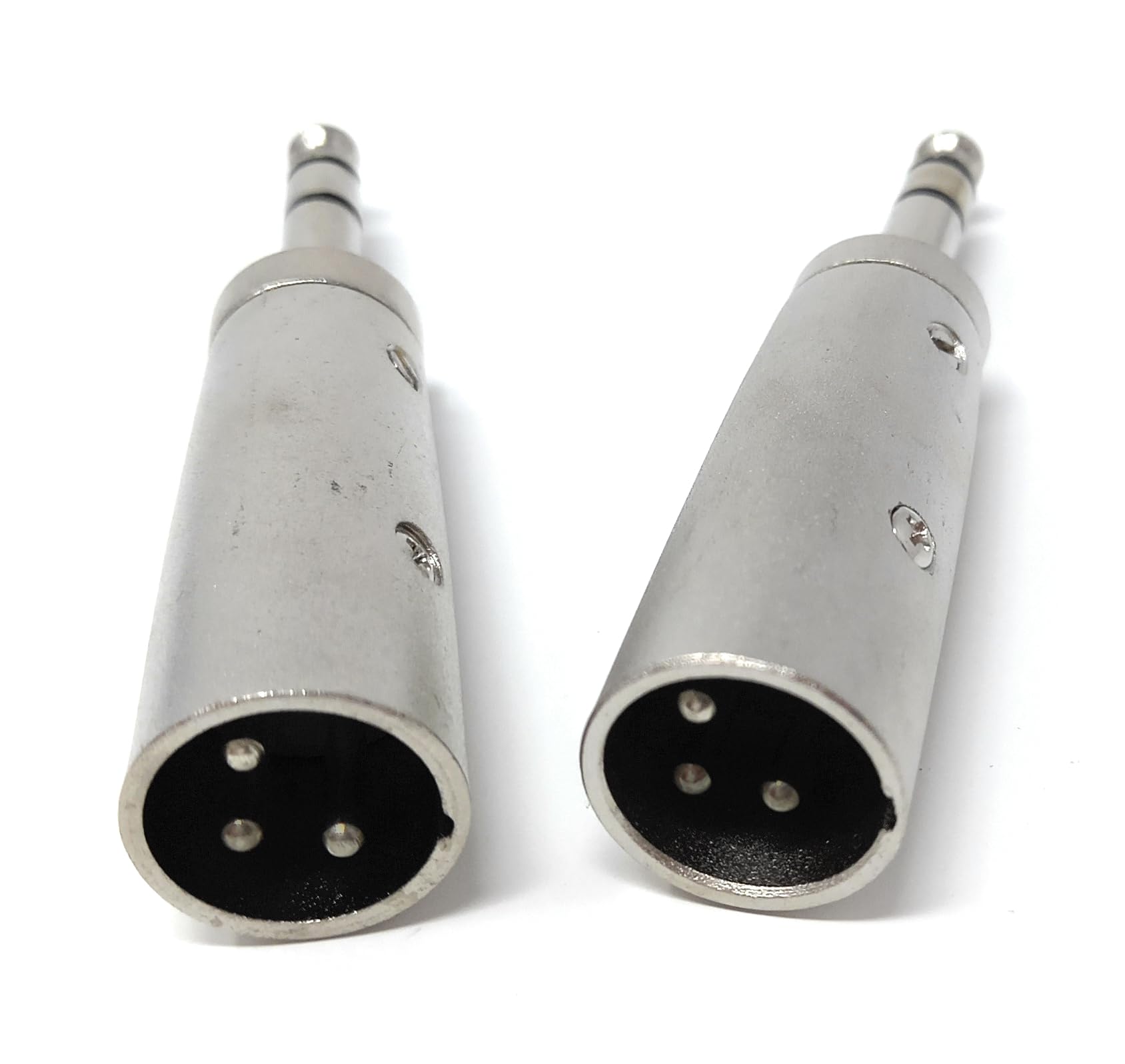 DRUT 6.35mm to XLR, 1/4 TRS to XLR Adapter Male to Male Cable Adaptor