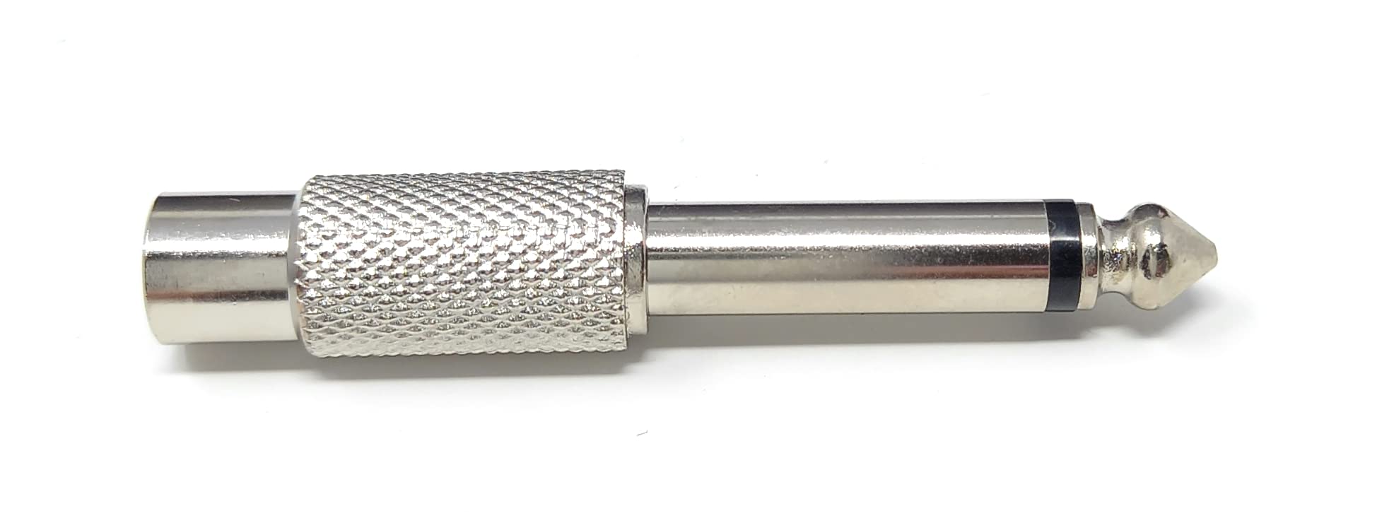 DRUT RCA Phono to 6.35mm MONO Jack Adaptor 6.35 mm 1/4'' Connector Audio Cable Lead Converter