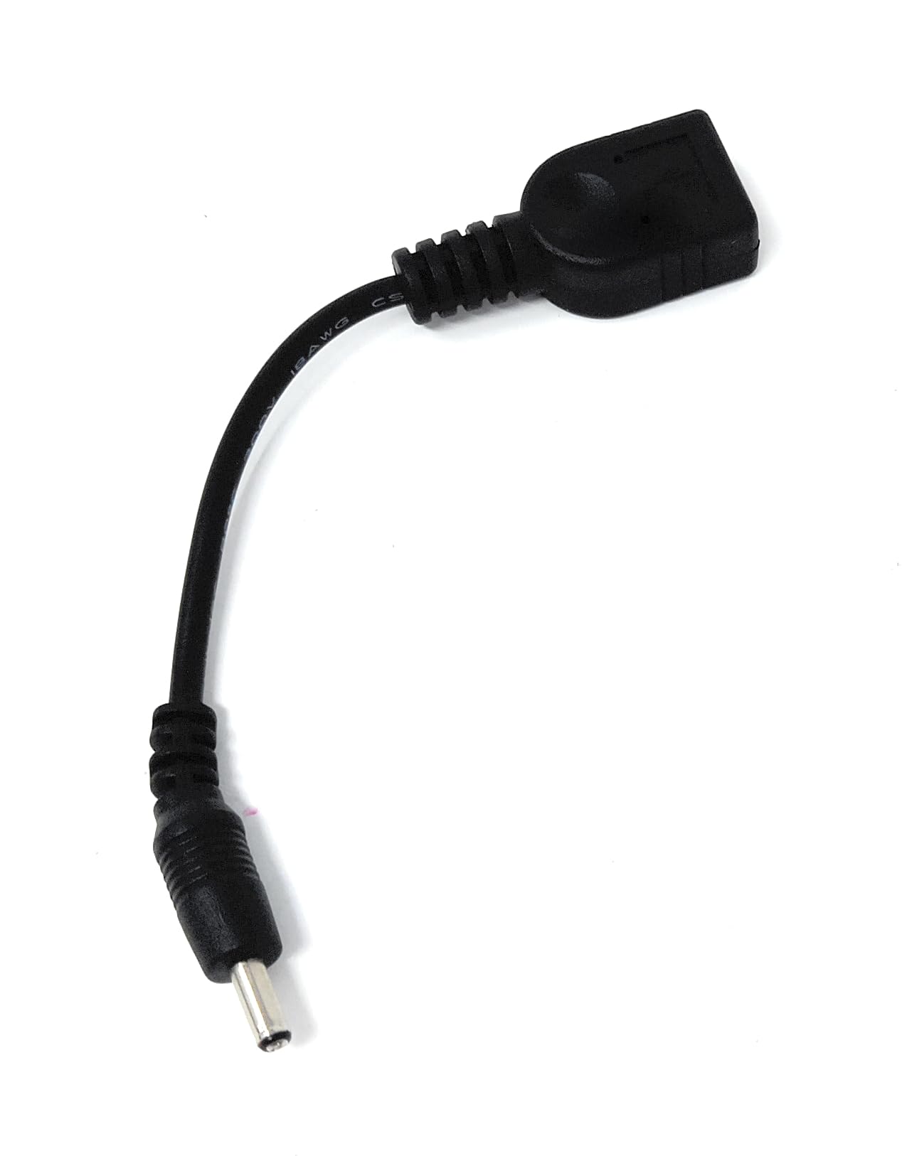 DRUT 1.3mm x 3.5mm DC Female to USB Female Charging Adapter – Power Converter Cable for USB Devices via DC Power Supply