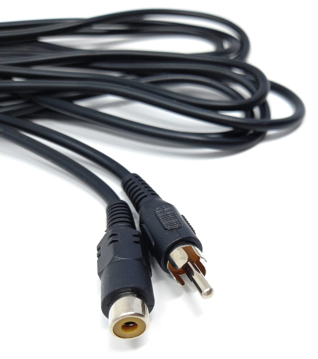 DRUT RCA to RCA Socket Mono Single Phono Extension Cable HI-FI/TV Audio Video Lead Cord