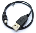 DRUT USB to 2.1mm x 5.5mm 2.0 5v 2A 2000mA DC Power Cable