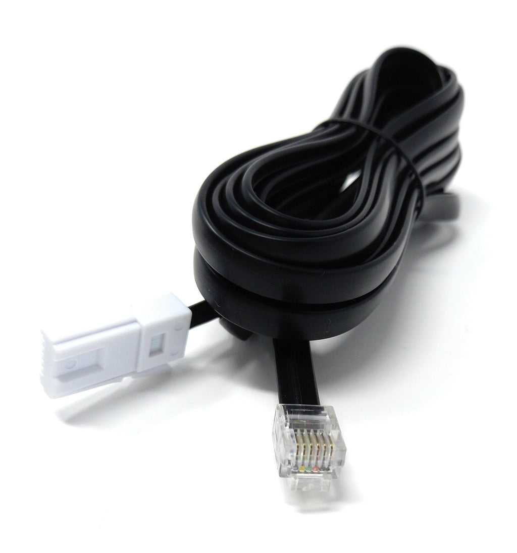 DRUT BT 631A Plug to RJ12 6P6C Plug Lead, 6 Wire Telephone Line Cord, Broadband Modem Router Cable