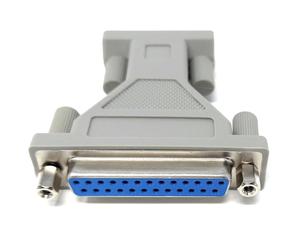 DRUT D9 Female to D25 Female Serial Adapter – 9-Pin to 25-Pin DB Connector, Fully Wired for RS-232 Devices