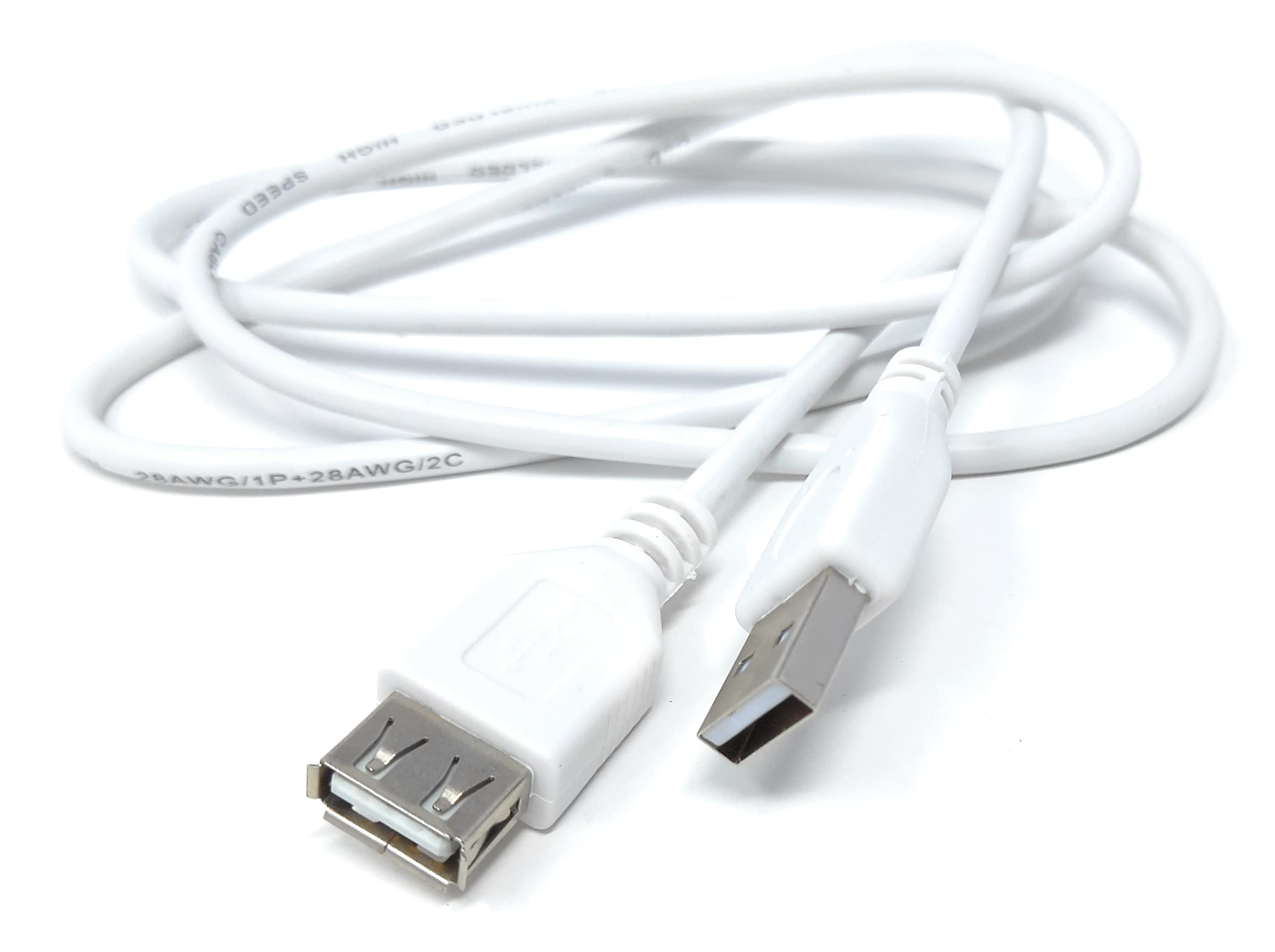 DRUT USB Male to USB Female 2.0 24AWG High Speed EXTENSION Cable A Plug to Socket