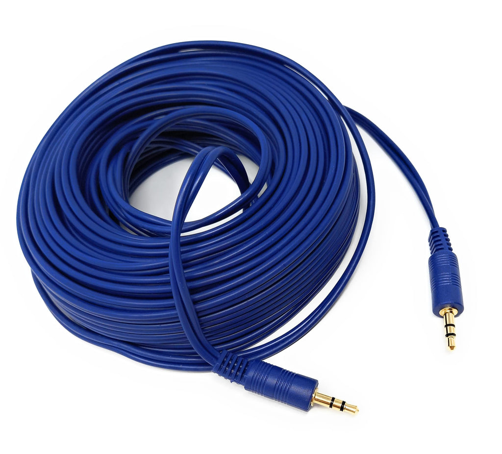 DRUT 3.5mm to 3.5mm Stereo Audio AUX Cable Gold Connectors, Small 3 pin Jack to Jack Speaker Lead