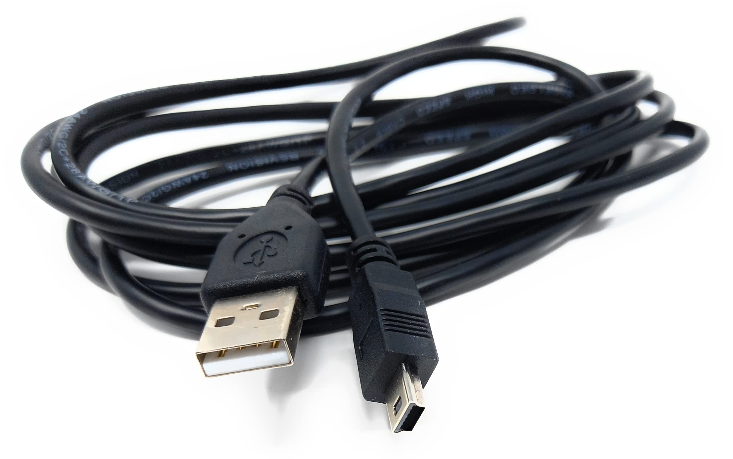 Mini USB to USB 24AWG 2.0 Hi-Speed 2.0 A-Male to Mini-B 5pin Cable Power & Data Lead