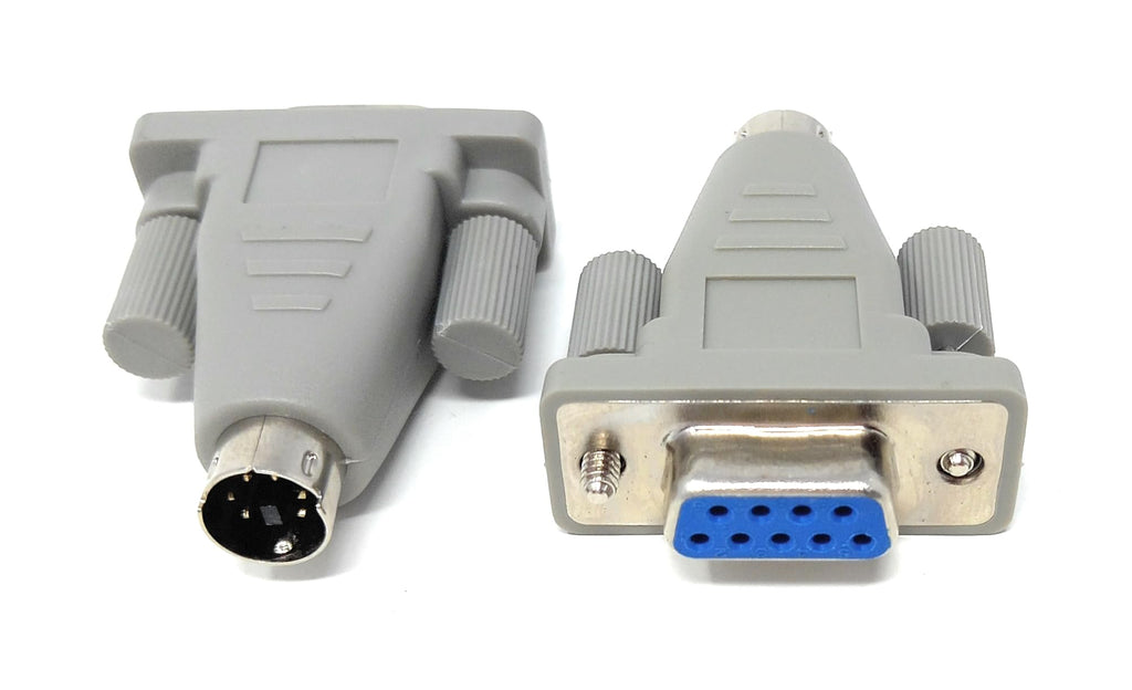 DRUT DB9 Female to PS/2 Mini-DIN 6-Pin Male Serial Adapter, Legacy Mouse Converter