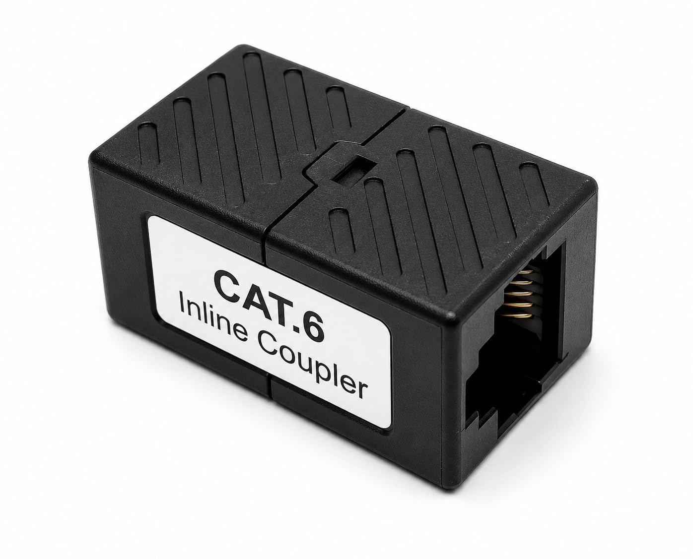 DRUT CAT6 RJ45 Coupler Gigabit Ethernet Joiner, Female to Female Socket Adapter, for CAT6/CAT5e/CAT5 LAN Network Cable Extension
