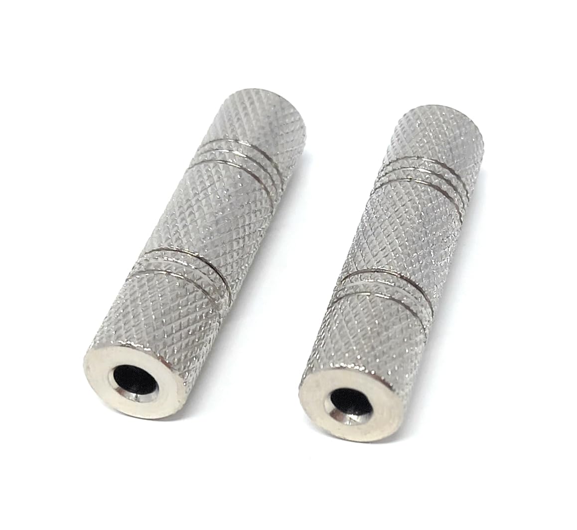DRUT 3.5mm to 3.5mm MONO Jack Coupler Joiner Adapter (not Stereo)