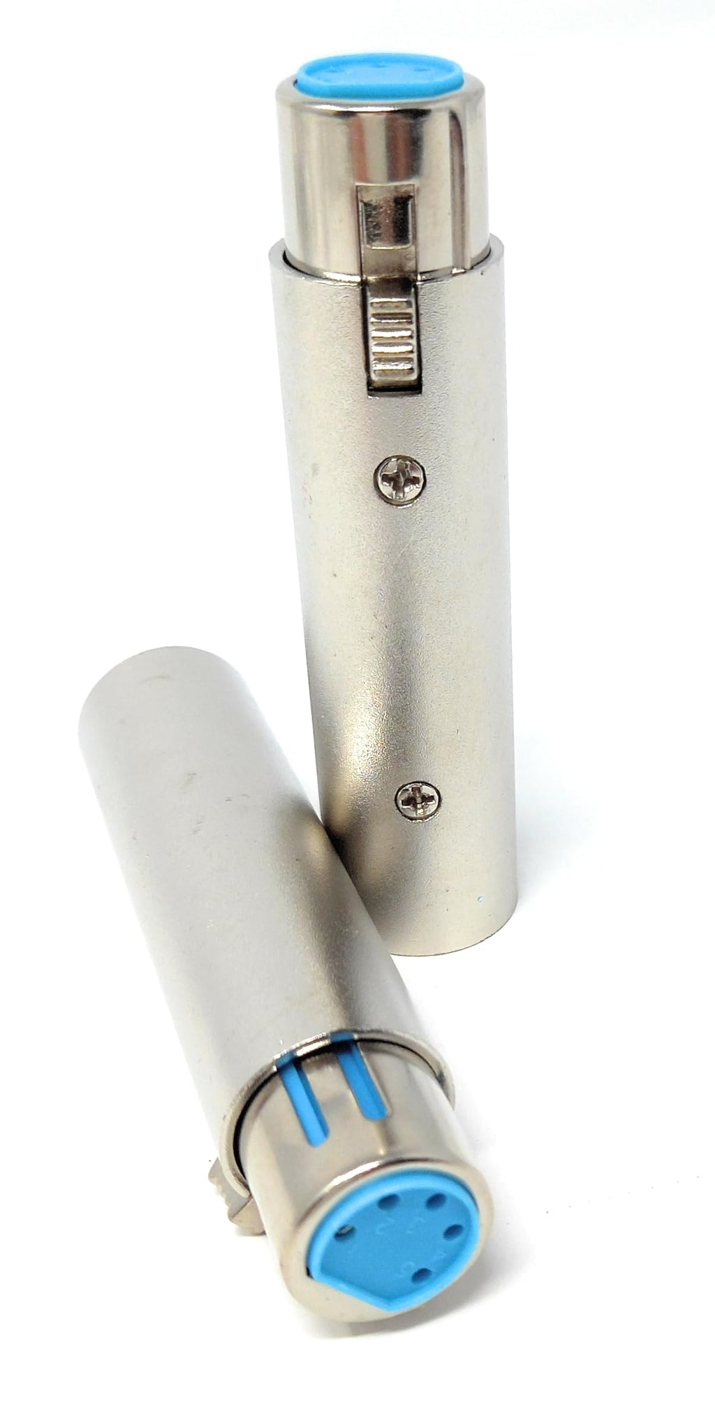 DRUT XLR 3-Pin Male to 5-Pin Female DMX Adapter – Audio, Video, Stage Light Converter, Joiner, Extender