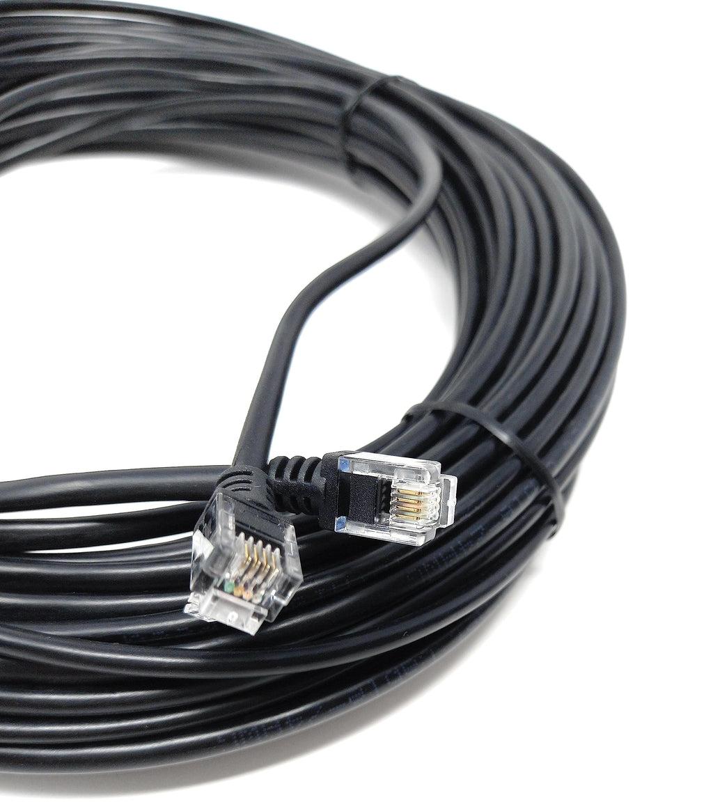 RJ11 to RJ11 ADSL 2 High Speed Broadband Modem Telephone Cable Transmits Data Up to 100 Mbits/sec, 26 AWG Supports Analogue or Digital (DSL/ISDN) Applications