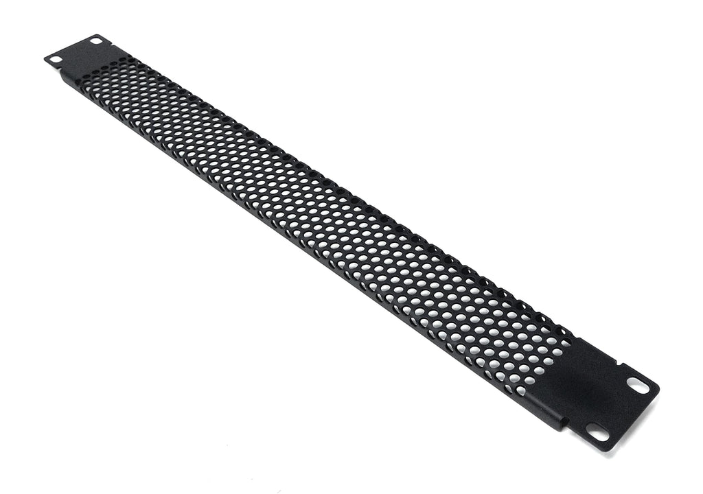 1U Mesh Vented Blanking Plate – Metal Panel for 19-Inch Rack, Server Cabinet, Network Enclosure, Improves Airflow & Cable Management