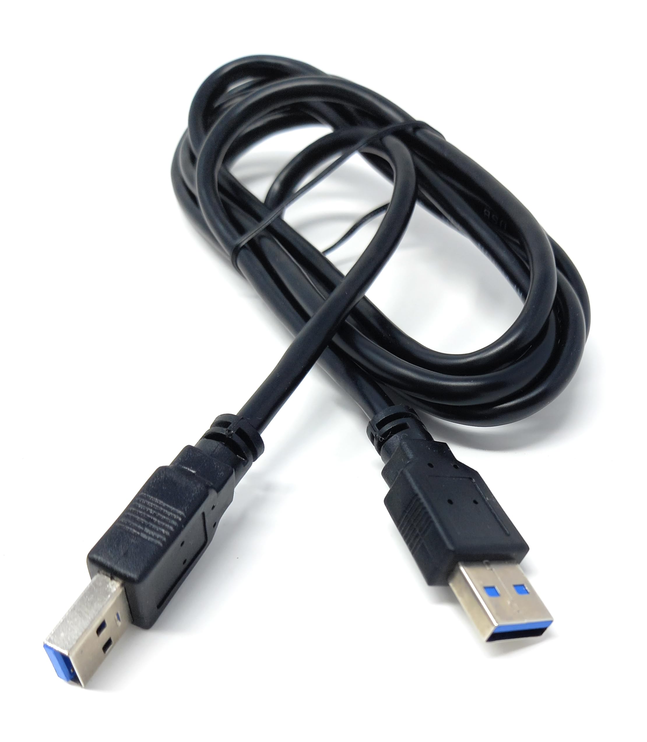 USB to USB 3.0 A Male to Male Lead 5 Gbit/s (625 MB/s), 10 Times Faster Than USB 2.0, SuperSpeed Data Transfer Cable