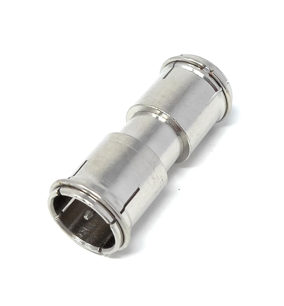 DRUT F Type Plug to Plug (Male to Male) Coupler Joiner Satellite Link Connector Adapter