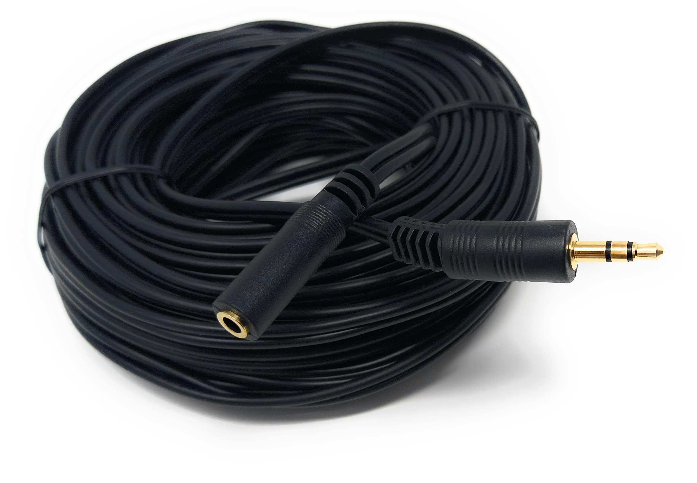 DRUT 3.5mm to 3.5mm Stereo Audio Extension Cable Lead Male to Female Gold Connectors