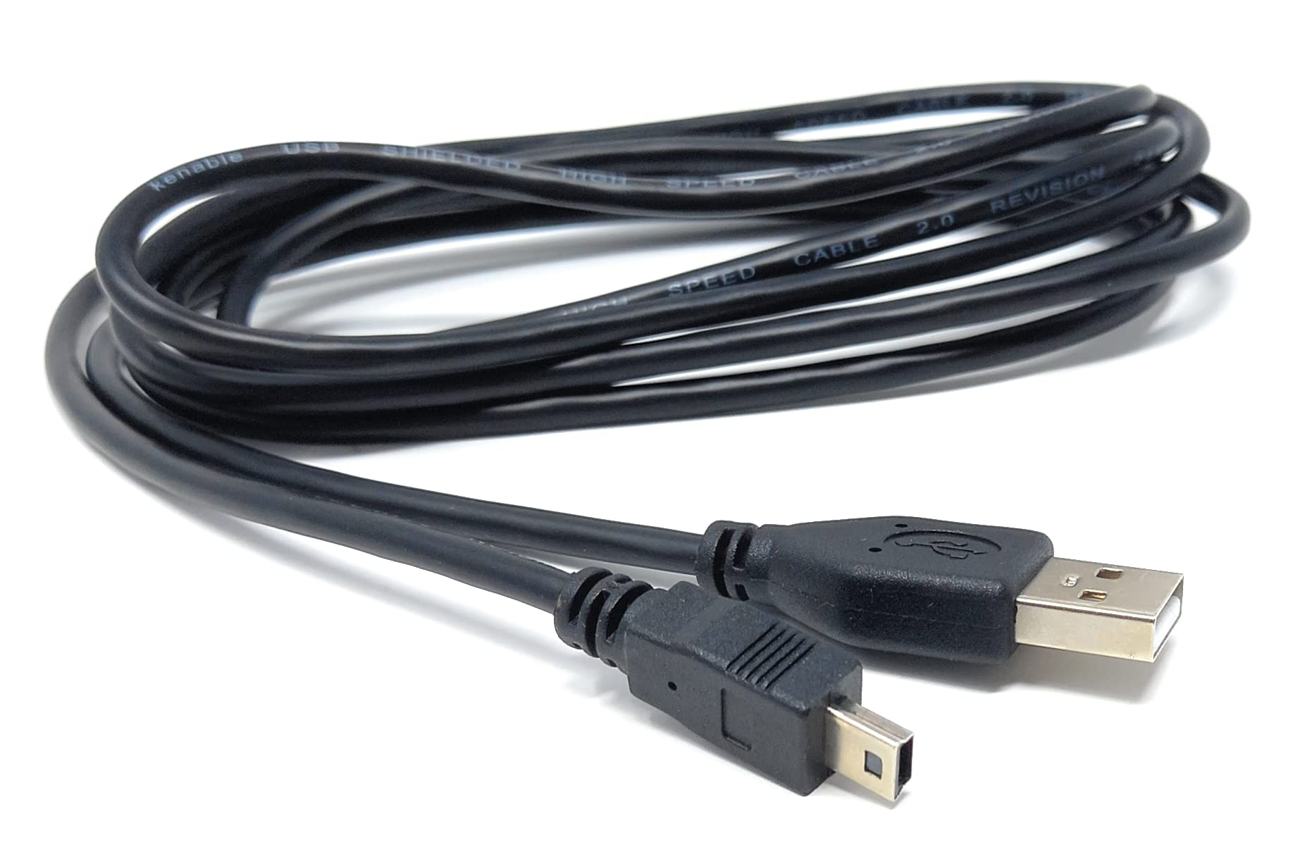 Mini USB to USB 24AWG 2.0 Hi-Speed 2.0 A-Male to Mini-B 5pin Cable Power & Data Lead