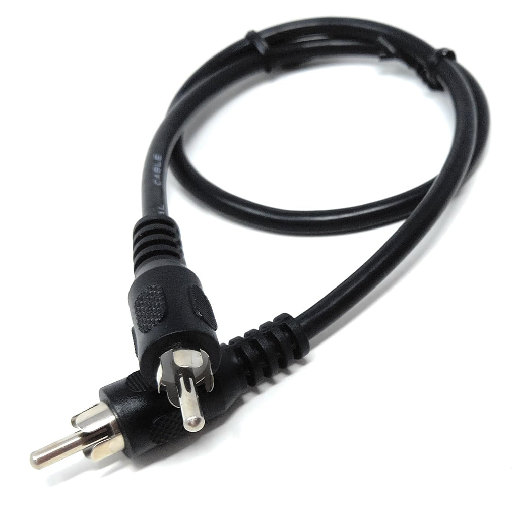 DRUT Single RCA to RCA Phono Plug to Plug Audio Cable, Speaker Male to Male Lead