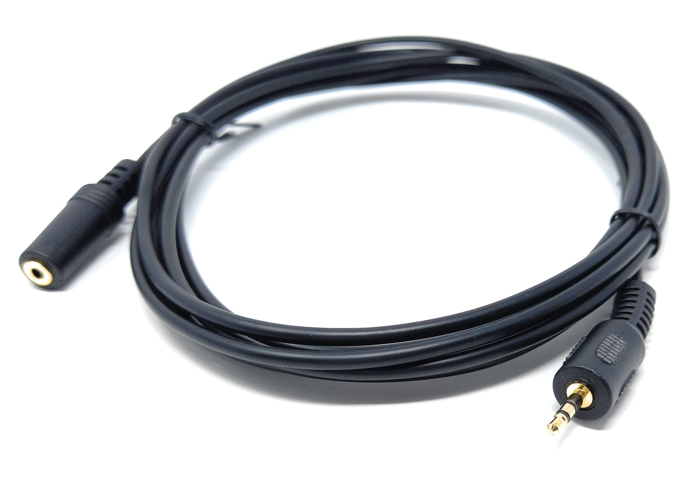 DRUT Stereo 2.5mm Jack to 2.5mm Socket Extension Cable Male to Female Small PIN Gold Connectors