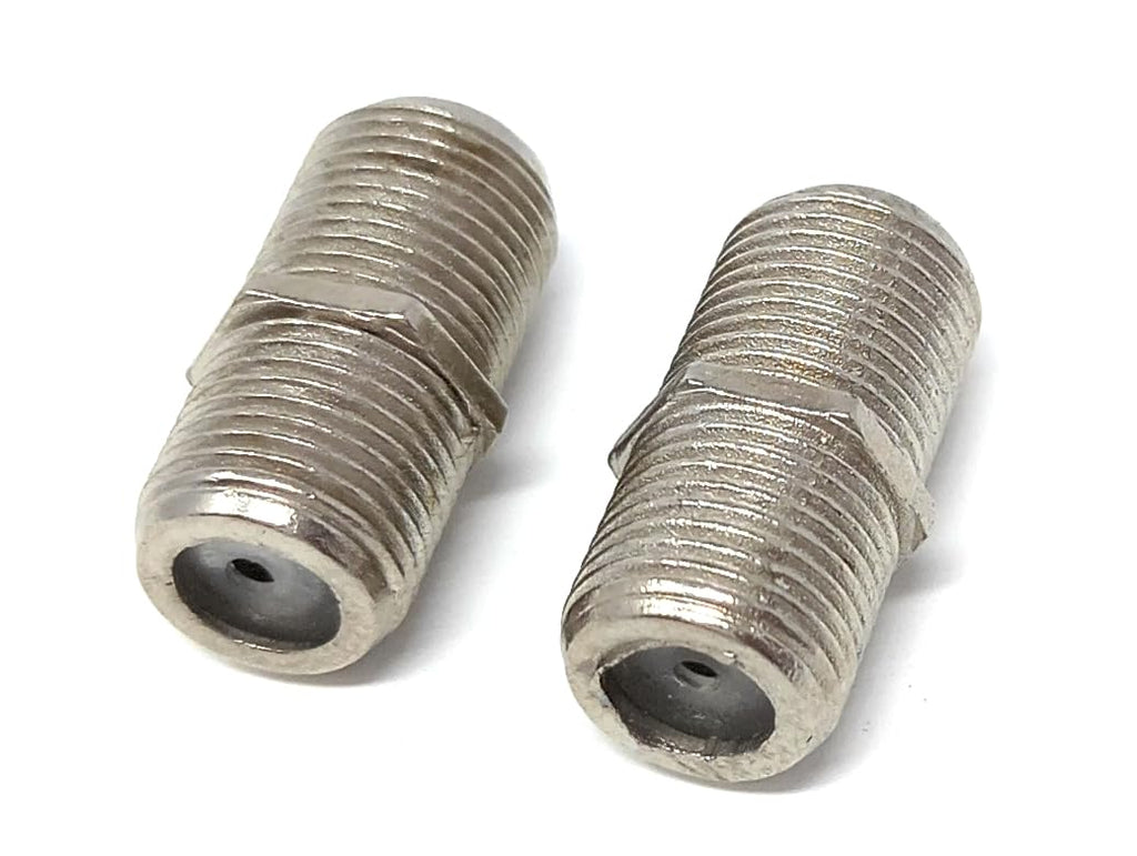 DRUT F-Type to F-Type Coupler Adapter Female to Female RG6 Coaxial TV Cable Extension Barrel Connectors