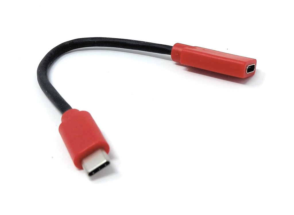 DRUT USB-C Data Blocking Charge Cable – 15cm USB-C Male to Female Extension, Power-Only Lead for Juice Jacking Protection & Anti-Hacking Security