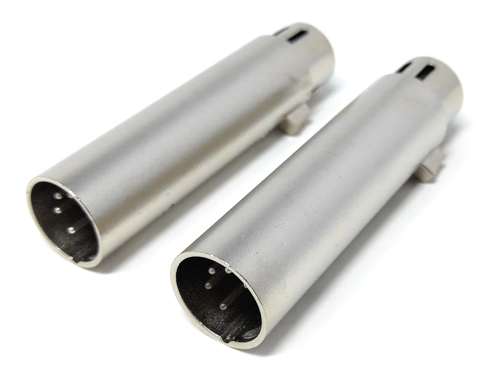 5-Pin XLR Male to 3-Pin XLR Female DMX Converter Adapter – Audio Connector for DMX Stage Lighting, Dimmer Console, Microphone