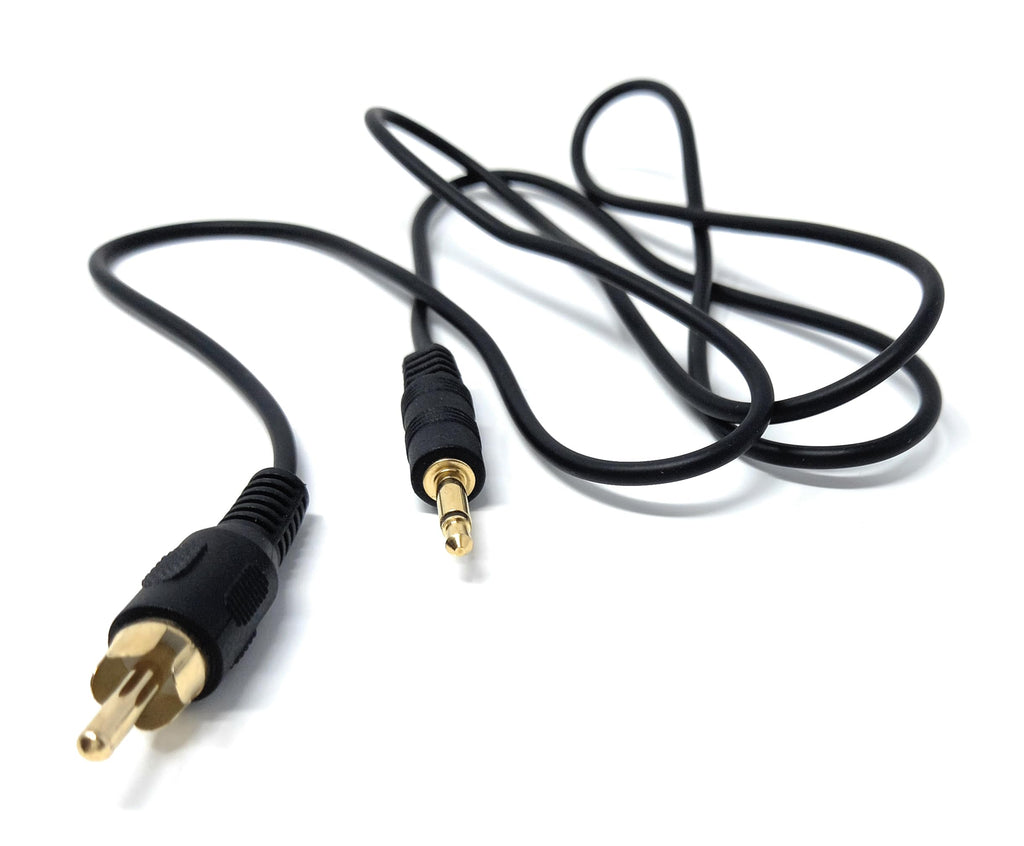 DRUT 3.5mm Mono Jack Plug To RCA Phono Single Plug Lead Cable