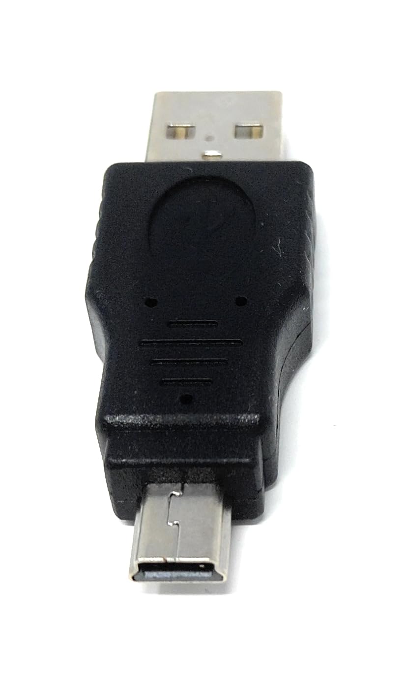 DRUT USB 2.0 A Male Jack to Mini USB B 5 Pin Male Plug OTG Adapter F/M Connector