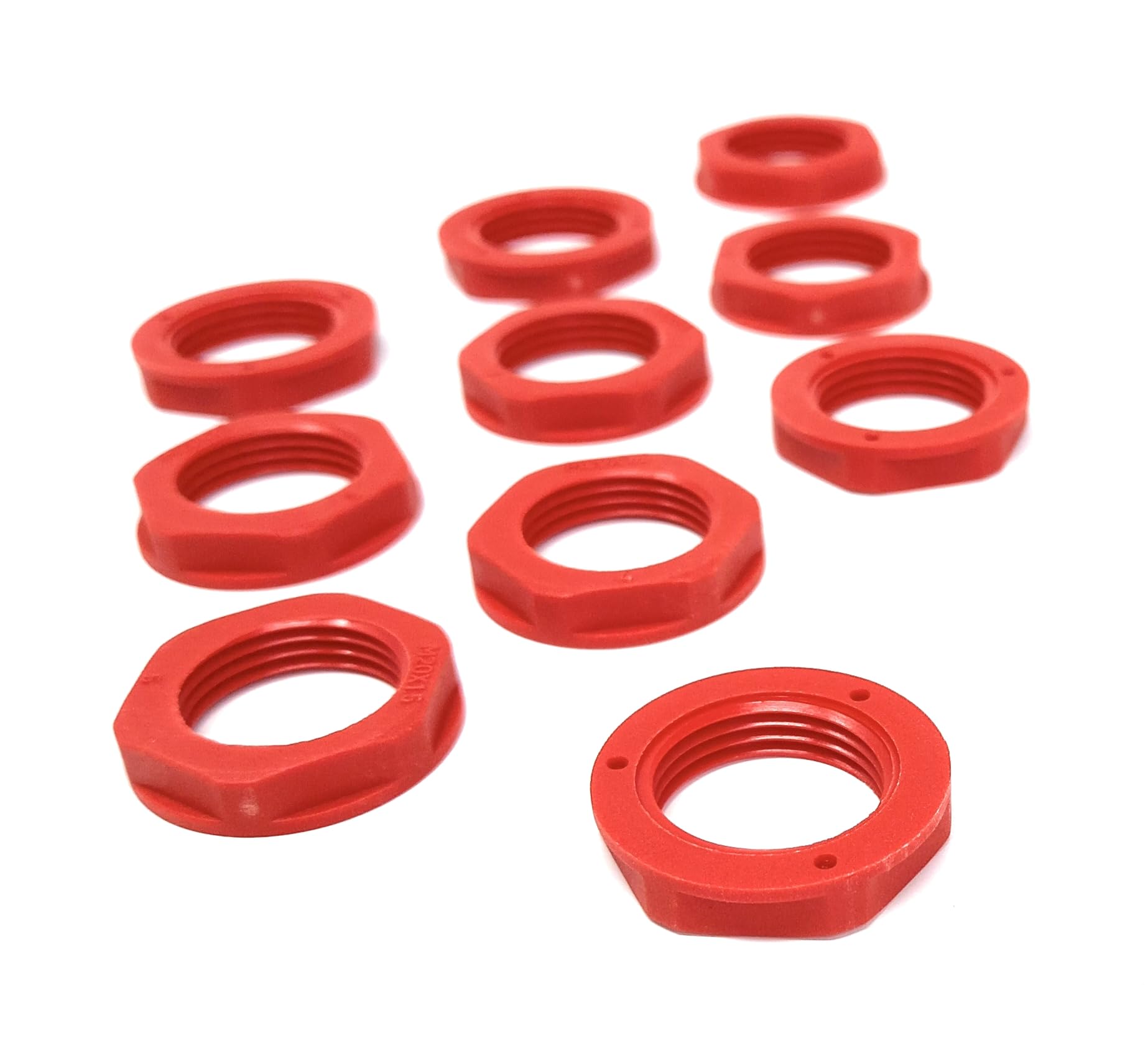 M20 20mm Nylon Locknut (Polyamide), Pack of 10 – Durable, Lightweight Fastening Solution